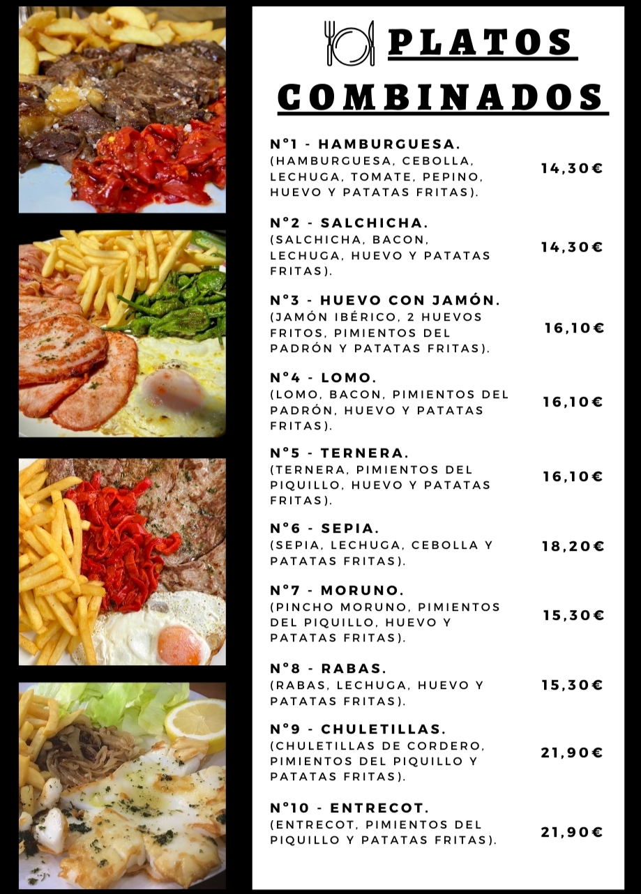 Platos combinados Chamonix