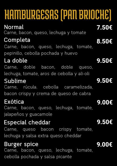 Hamburguesas Entre Copas