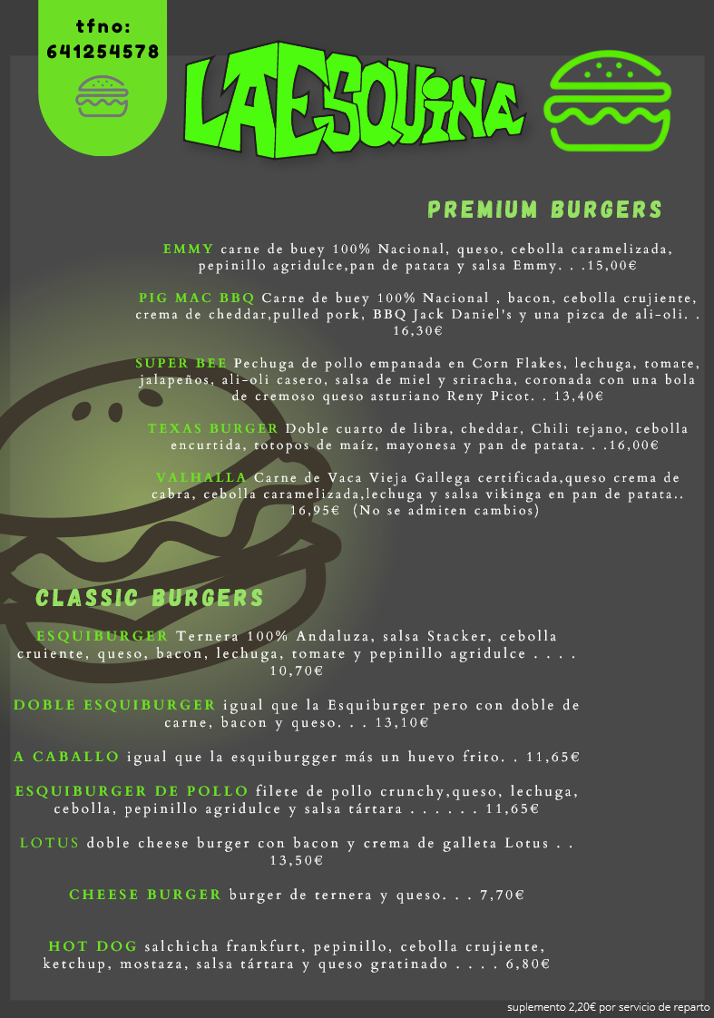 Hamburguesas Esquina